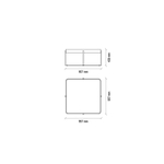 Стол журнальный большой ENZA HOME DORIAN EH49160