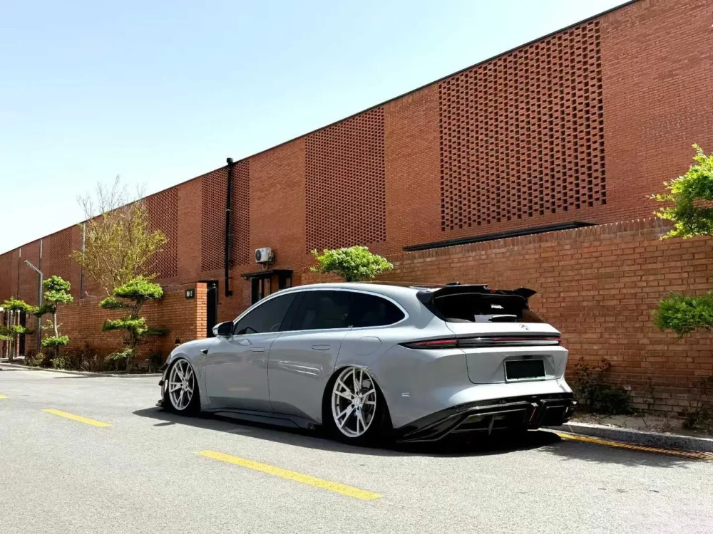 Карбоновый обвес для NIO ET5T 2023+ НИО бампер диффузор спойлер плавники юбки