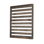 Панель для стен деревянная Эпларо 88х76 см, графит