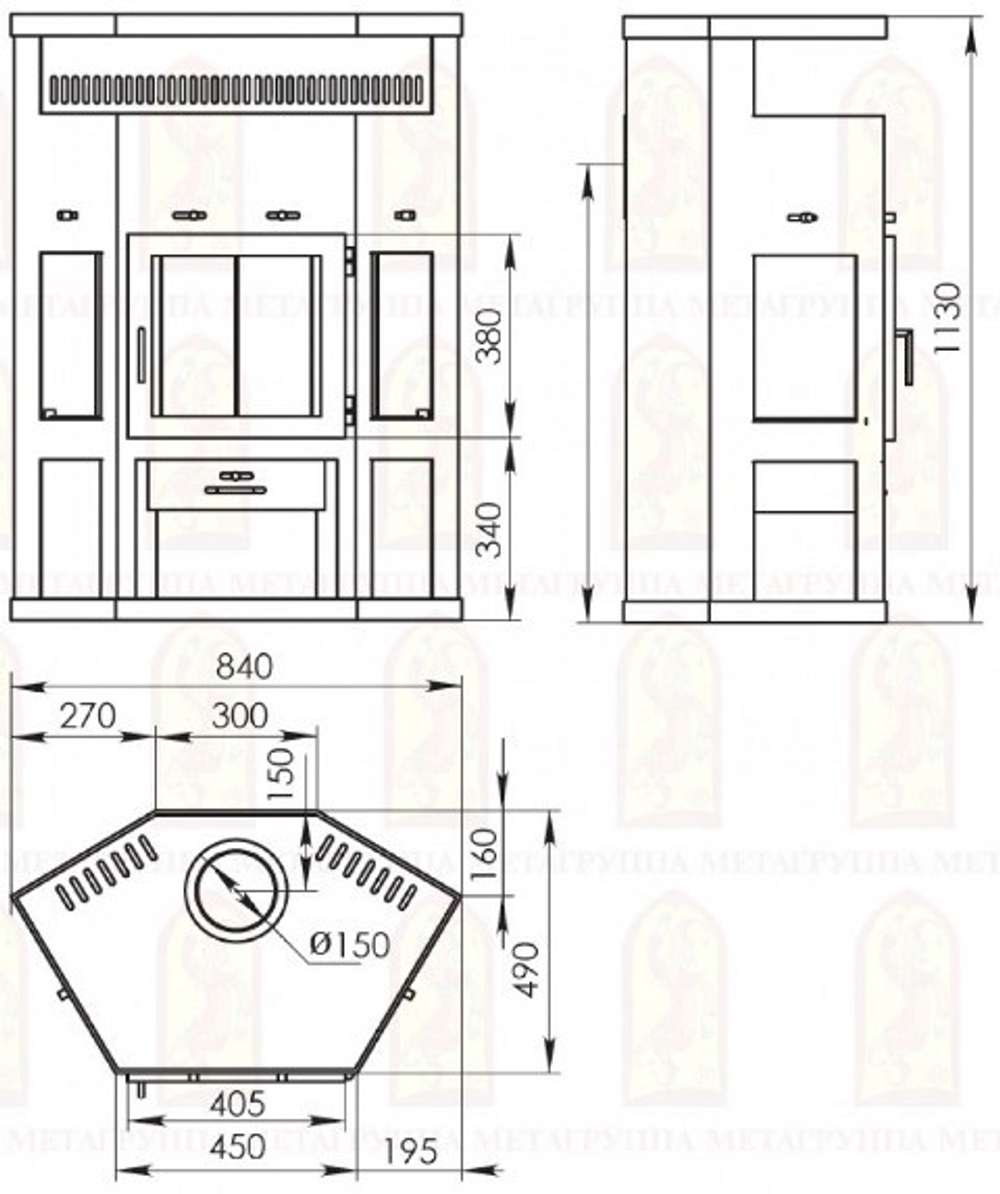 Печь-Камин Енисей