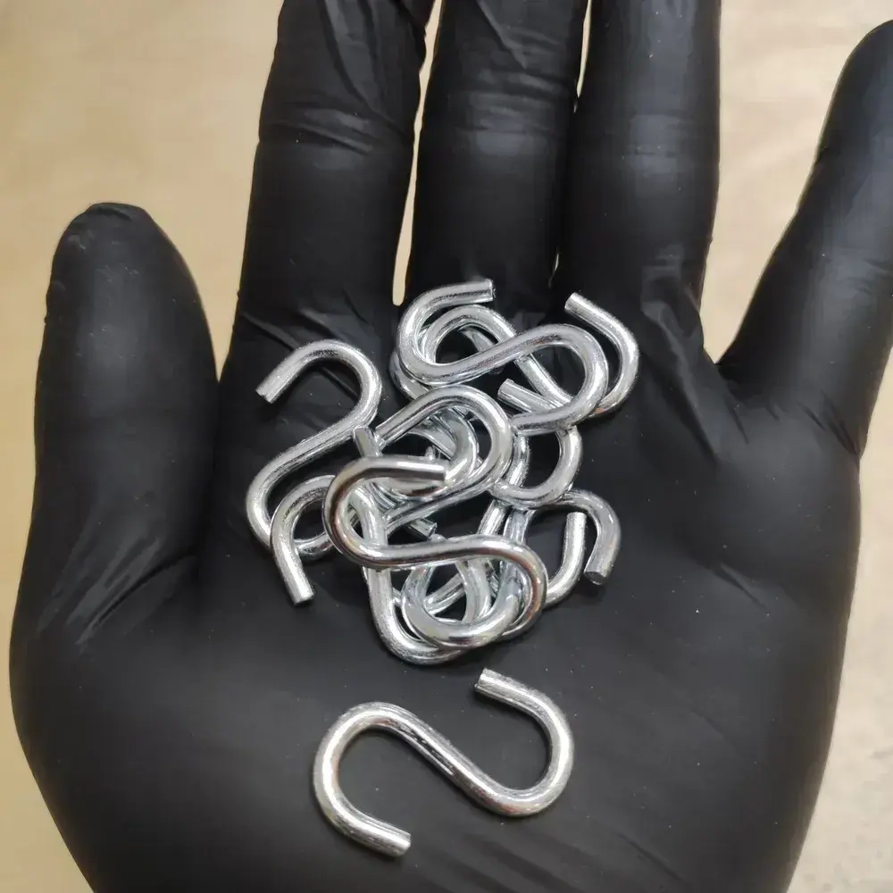 Крючок универсальный S-образный м3 (длина 3 см) - 10 штук