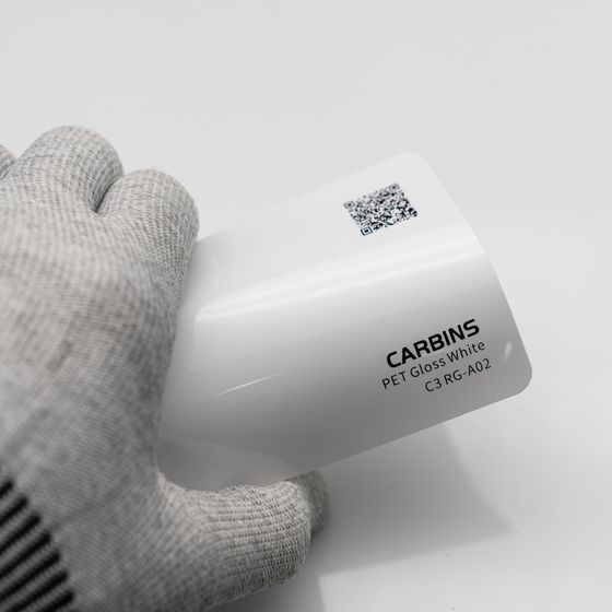 Пленка PET белая глянцевая Gloss White Carbins