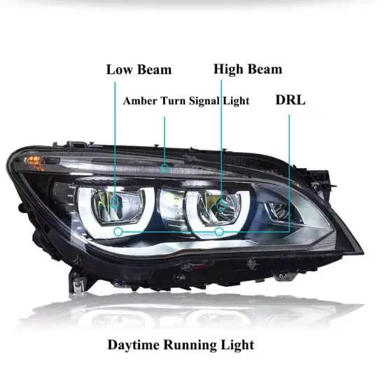 Передние фары БМВ 7 серии F01 F02 F04 2008-2015 V1 type