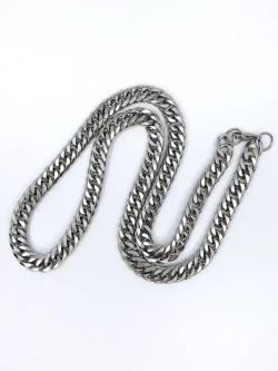Массивная цепочка толстого плетения из стали
