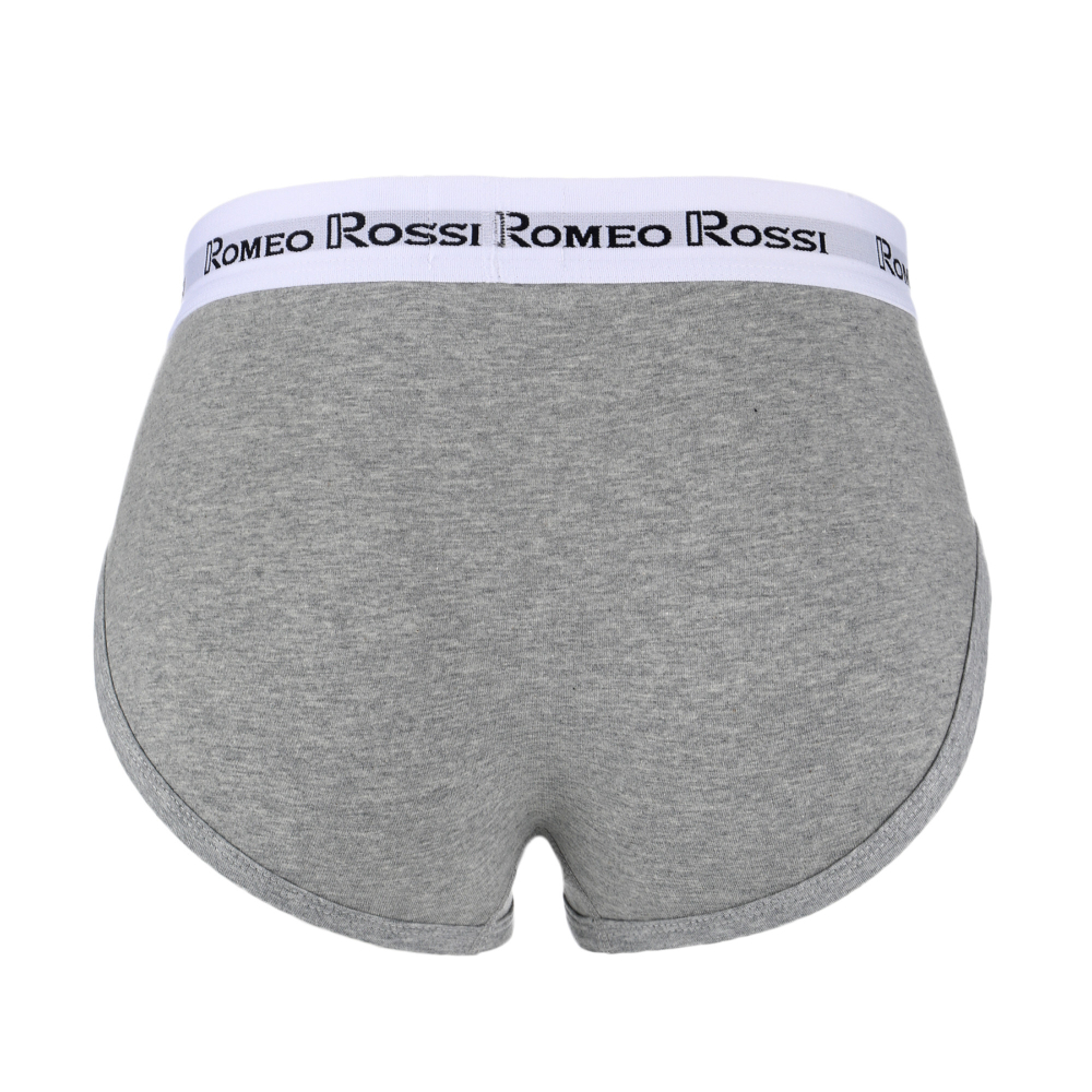 Мужские трусы брифы серые Romeo Rossi RR367-3