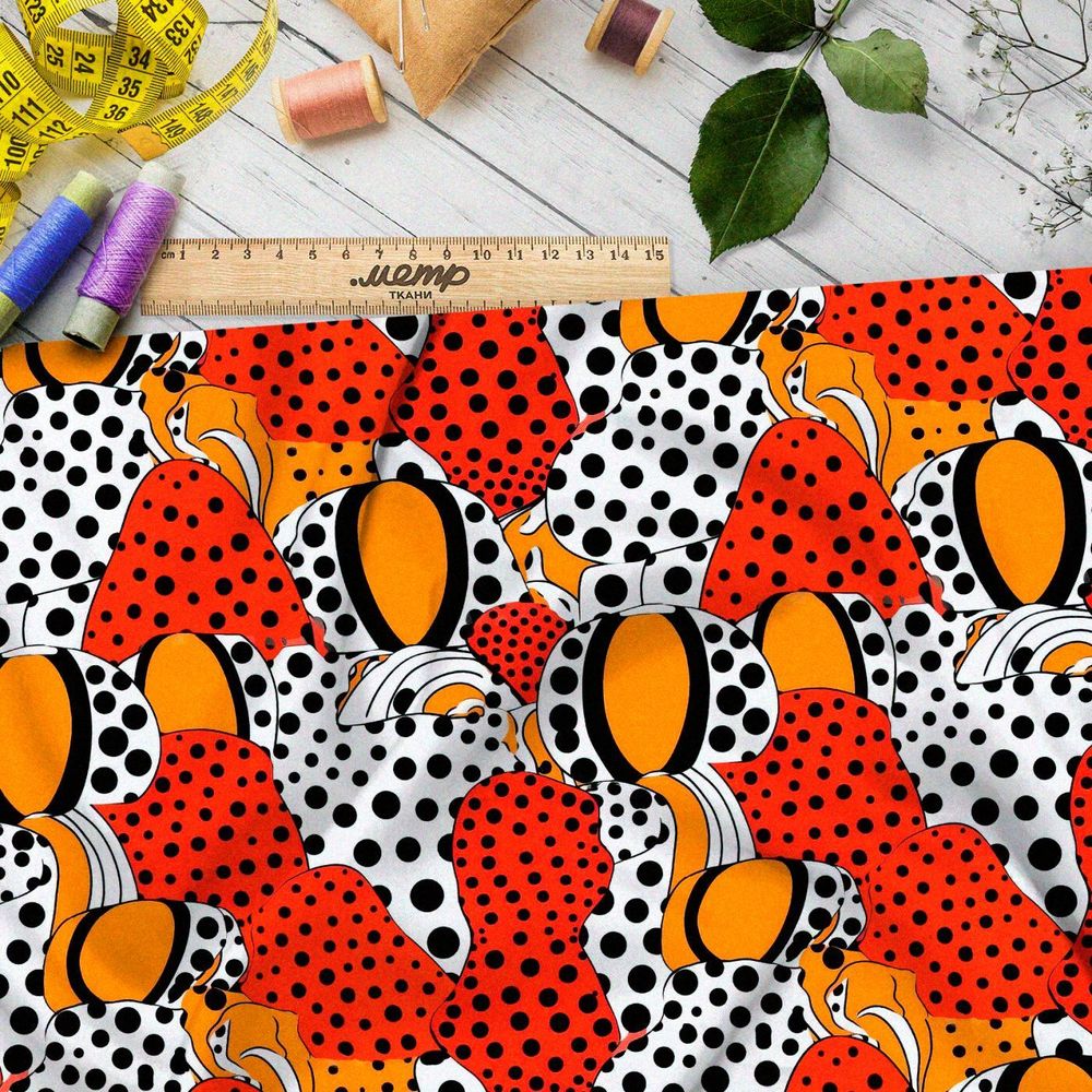 Ткань премиум мембрана абстрактные чувства