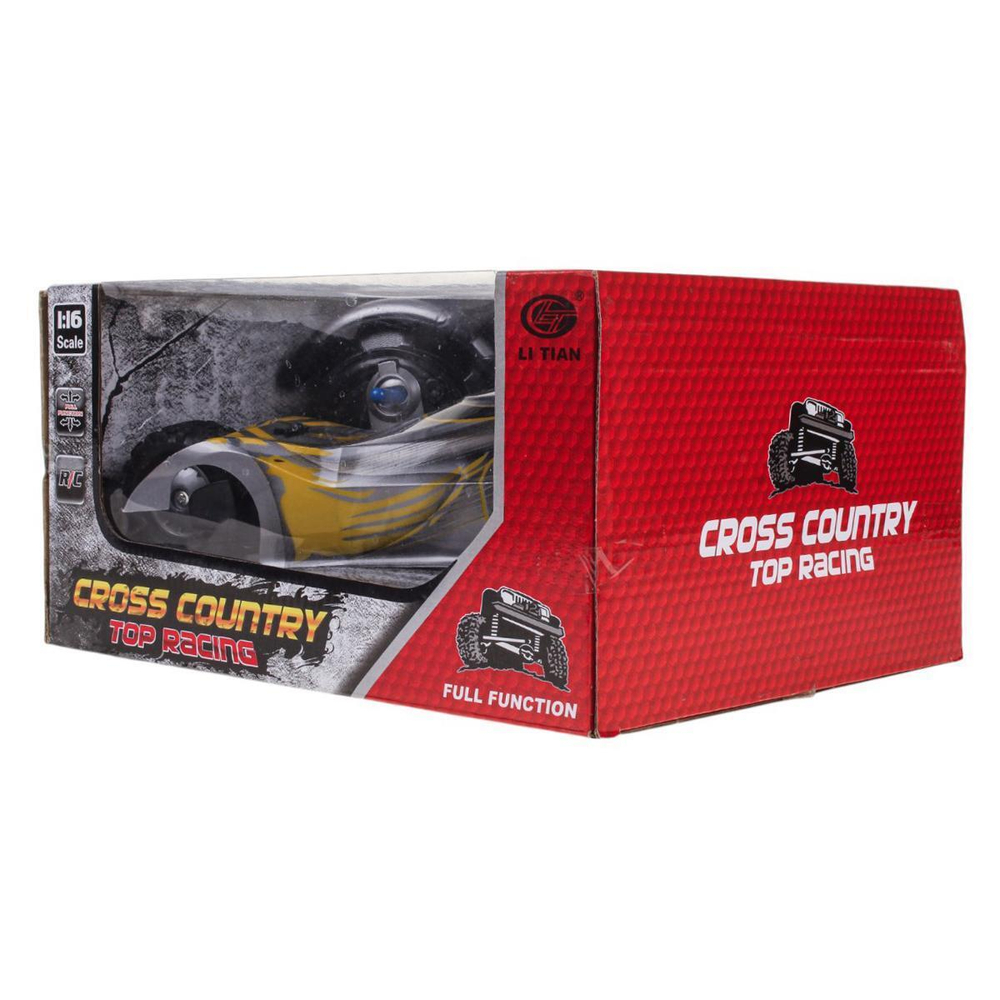 Машинка гоночная р/у 1:16, в ассорт. 2 вида (красный, синий), 30,7х23,5х15,5 см (Junfa)