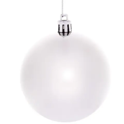 Новогодние шары 8 см (набор 3 шт) «Микс фактур», серебро