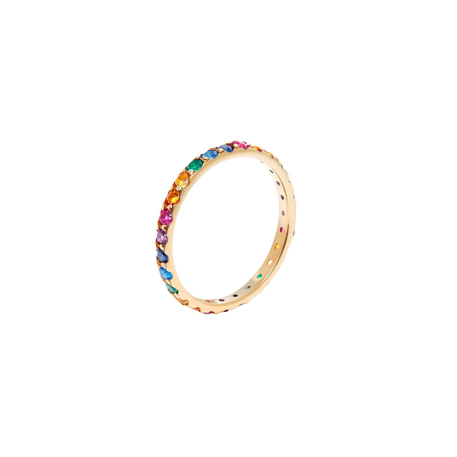 Кольцо Pave Ring – Gold Rainbow