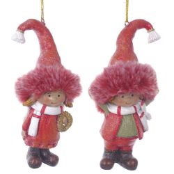 GAEM Фигурка декоративная подвесная "Дети", L6 W5 H13 см, 2в.