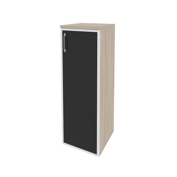 Оникс Шкаф средний узкий правый O.SU-2.4 R (R) black  400*420*1207