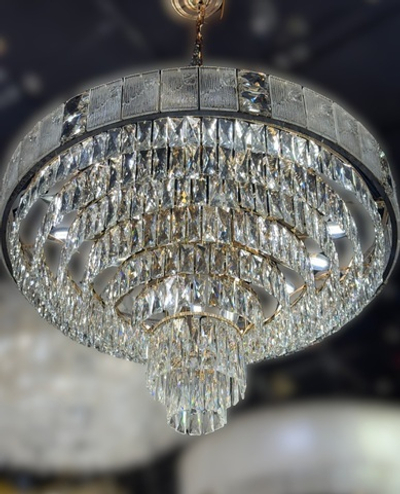 Роскошная хрустальная люстра с каскадным дизайном