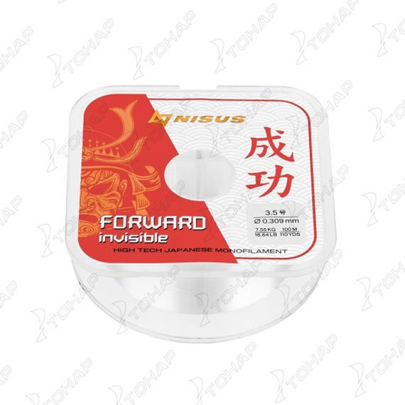 Леска FORWARD Invisible 0,309mm/100m Nylon (N-FI-0309-100) Nisus