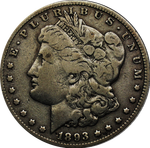 1 Доллар Morgan 1893 г. CC