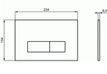 Панель смыва Ideal Standard Oleas M2, белая R0121AC