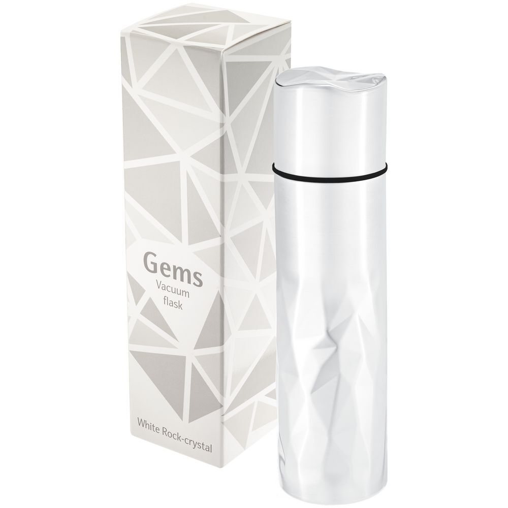 Термос Gems White Rock Crystal, белый горный хрусталь