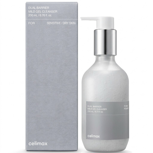 Гель-пенка для умывания с комплексом церамидов Celimax Dual Barrier Mild Gel Cleanser, 200мл