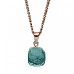 Колье Qudo Firenze blue apatite 400032.1 BL/RG