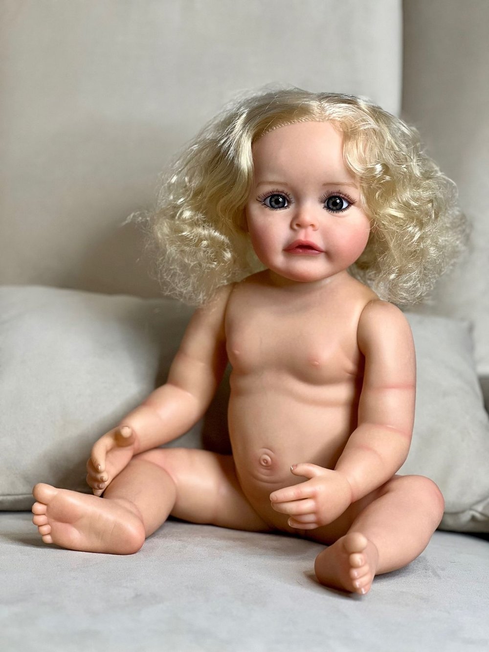Кукла Реборн виниловая 55см в пакете (FA-032)