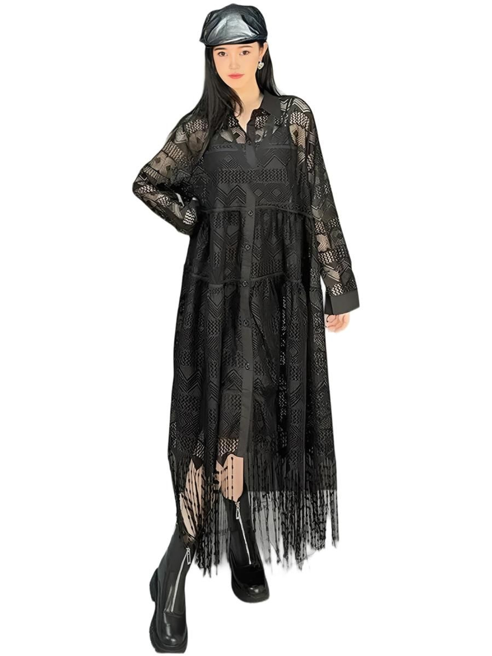 платье женское ажурное