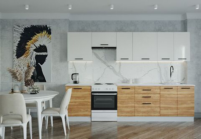 Кухонный гарнитур Лада 3000 мм (Стол. 38мм)