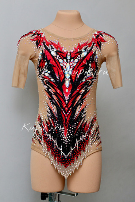 Красно-черный купальник арт. №64