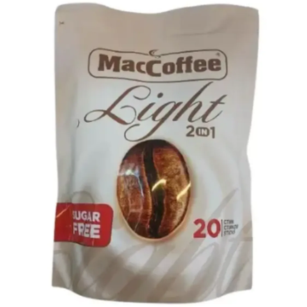Кофе растворимый MacCoffee Light 2в1 20 шт