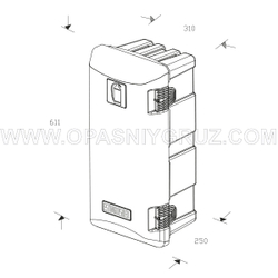 Пенал для огнетушителя 6 кг ADAMANT Премиум серия (Италия)
