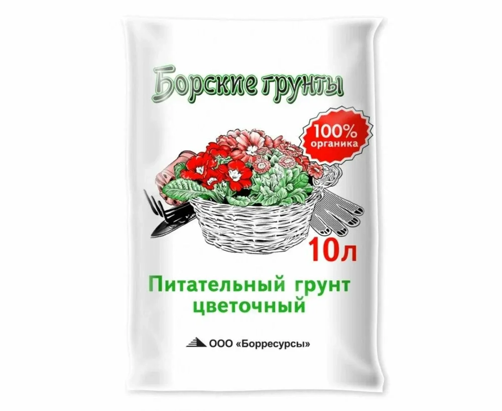 Грунт Цветочный 5л Борские грунты