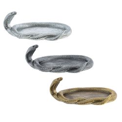 GAEM Декоративное блюдо "Змея", L25 W15,5 H9 см, 3в.(цена за один вид)