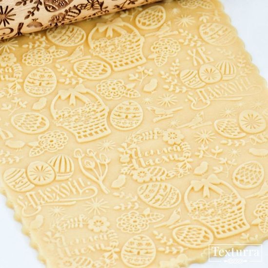 Скалка с узором Пасха