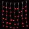 Светодиодный занавес 2*3 м., 600 красных LED ламп, черный провод ПВХ, LTC (PCL602-11-2R)