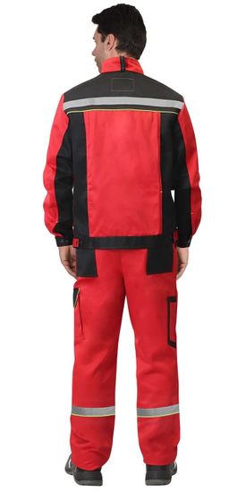 Костюм "Сириус-Практик" брюки (красный/черный)