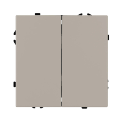 Механизм выключателя двухклавишный непроходной SWT-NOBE-MK02-SFPL-CA (230V, 10A) (Arlight, -) 059419