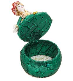 Народные промыслы RK-731/2 Кукла-шкатулка «Дама в нарядном платье»