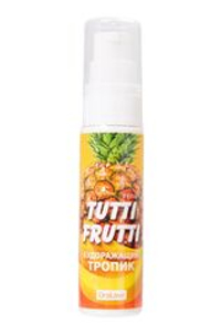 Гель-смазка Tutti-Frutti со вкусом тропических фруктов - 30 гр.