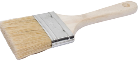 Кисть плоская натуральная щетина 3"/75мм "Big Massa" (12/480шт)