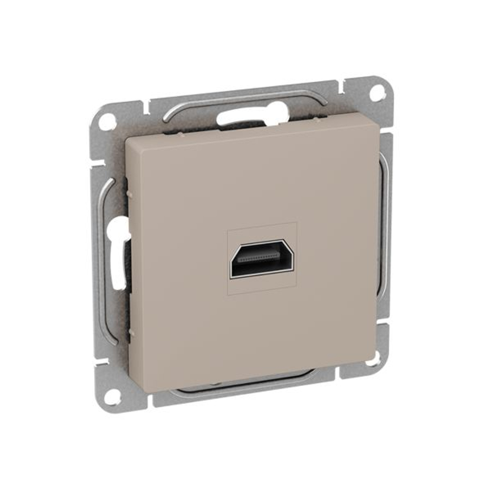 Механизм розетки HDMI, кремовый Эпика EKF