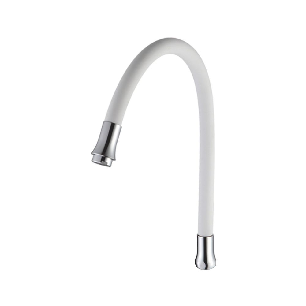 Силиконовый гибкий излив Haiba (белый) HB 7180-8