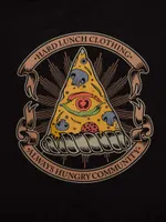 Толстовка Hardlunch Pizza eye черная