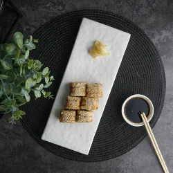 Блюдо прямоугольное 30,6*12 см h3 см White Matt Panasia P.L. Proff Cuisine [2]