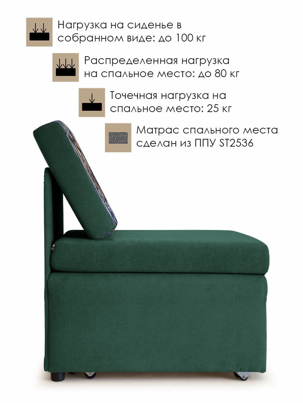 Кресло-кровать "Миник", купон Тигр