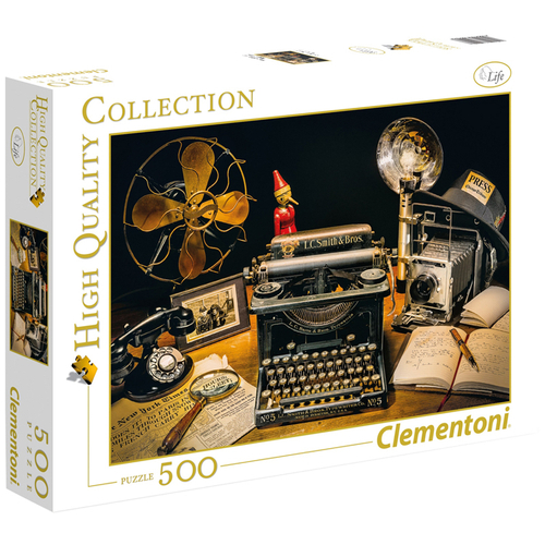 Пазл  500 эл. Clementoni "Классика. Рио-де-Жанейро. Пишущая машинка"
