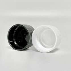 Крышка 24 ПЭТ Белая Рифленая