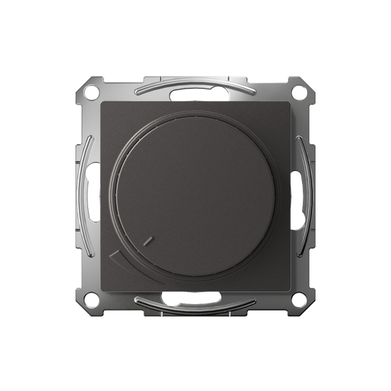 Светорегулятор (диммер) AtlasDesign повор-нажим LED RC 400Вт мех. базальт SE ATN001423