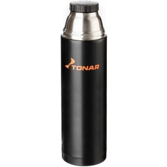 Термос TONAR 1200ML HS.TM-026  черный (дополн.пласт.чашка)