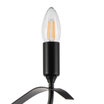 733287 Люстра RAGNO 8х40W E14 ЧЕРНЫЙ МАТОВЫЙ