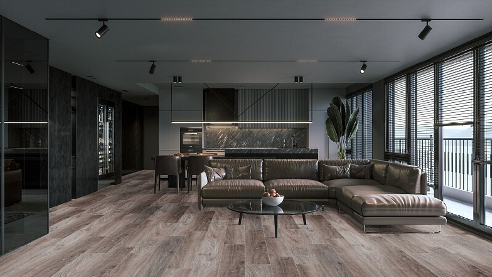 Кварцвиниловая плитка Stronghold ELTZ 4V Дуб Трир