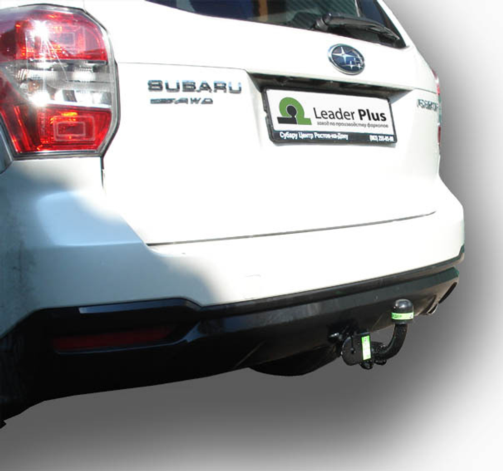 Фаркоп(прицепное) Лидер-Плюс для SUBARU FORESTER (SJ) 2012-2019(паспорт и сертификат в комплекте)(без электрики)S305-A