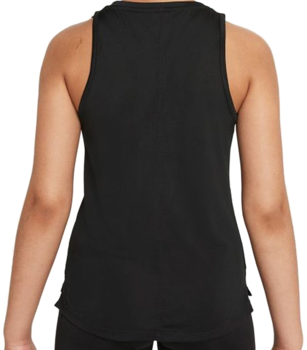 Футболка для девочки теннисная Nike Dri-Fit One Training Tank - черный